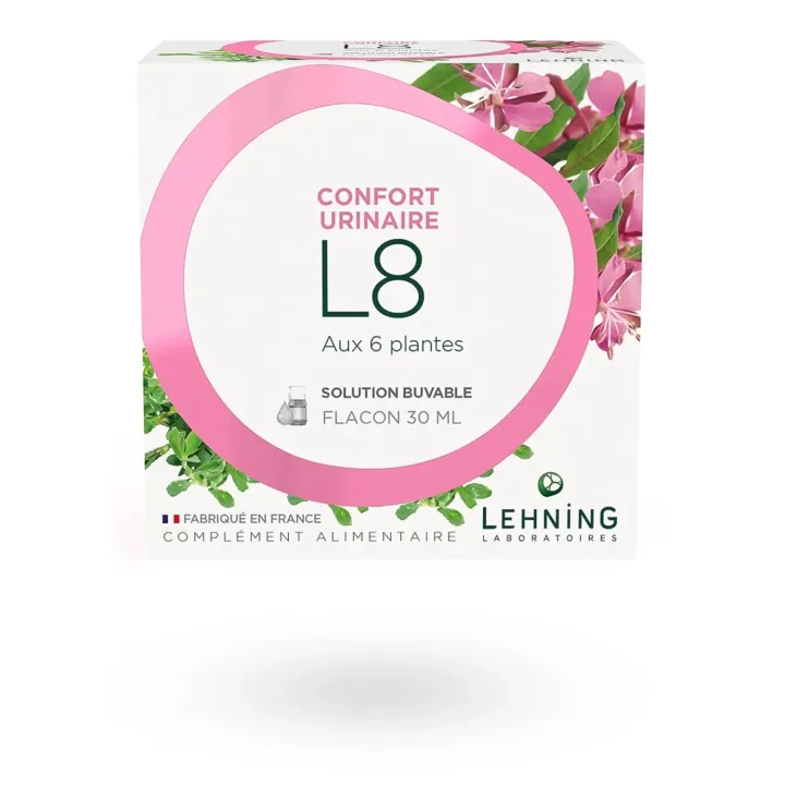 L8 Lehning – Confort Urinaire | Solution buvable 30 ml | Pharmacie en ligne