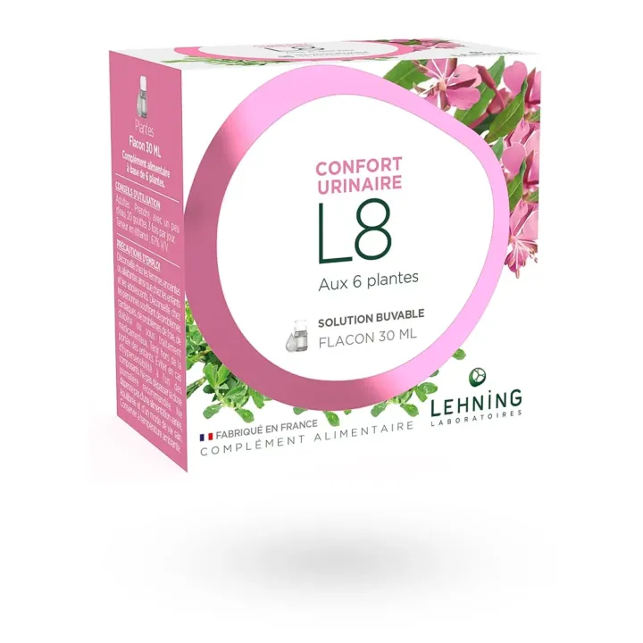 L8 Lehning confort urinaire 30 ml