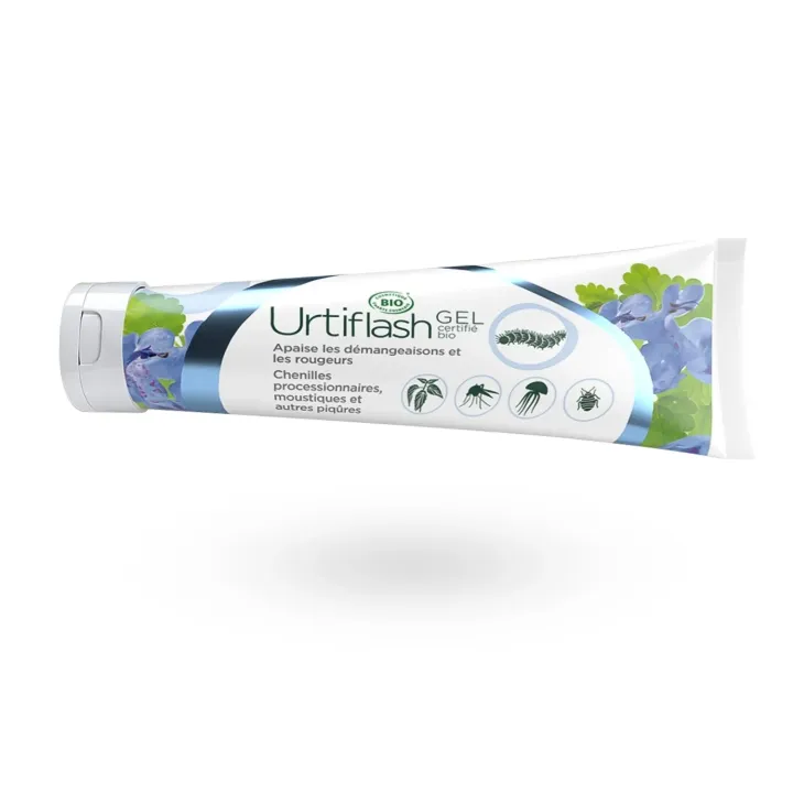 Urtiflash gel après piqûres BIO Lehning insectes végétaux 50 g | Pharmacie en ligne