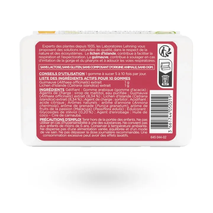 Pâte suisse Tux Lehning maux de gorge et toux 40 gommes sans sucre | Pharmacie en ligne