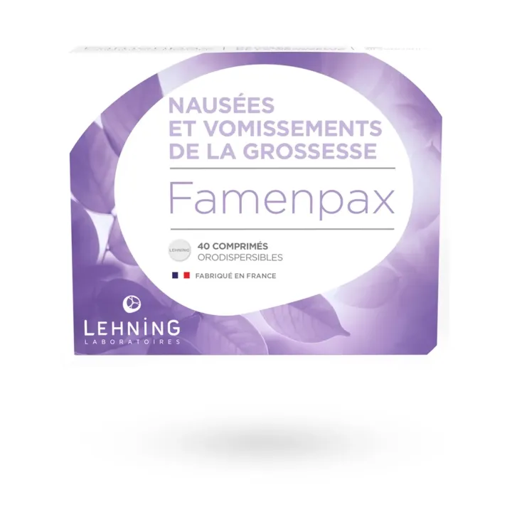 Famenpax Lehning nausées et vomissements 40 comprimés orodispersibles | Pharmacie en ligne