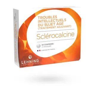 Sclérocalcine Lehning troubles intellectuels du sujet âgé 60 comprimés à croquer
