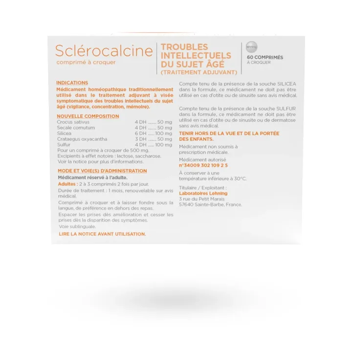 Lehning Sclérocalcine – Insuffisance vasculaire | Homéopathie Lehning