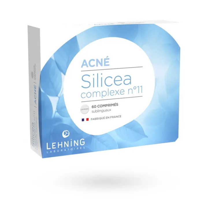 Silicea Complexe N°11 Lehning acné 60 comprimés sublinguaux