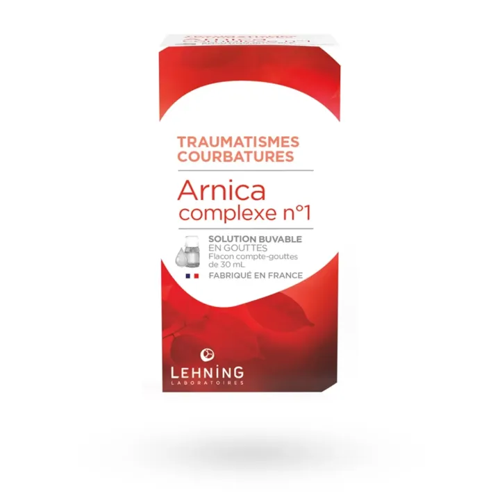Arnica Complexe n°01 Lehning – Traumatismes, douleurs musculaires & courbatures