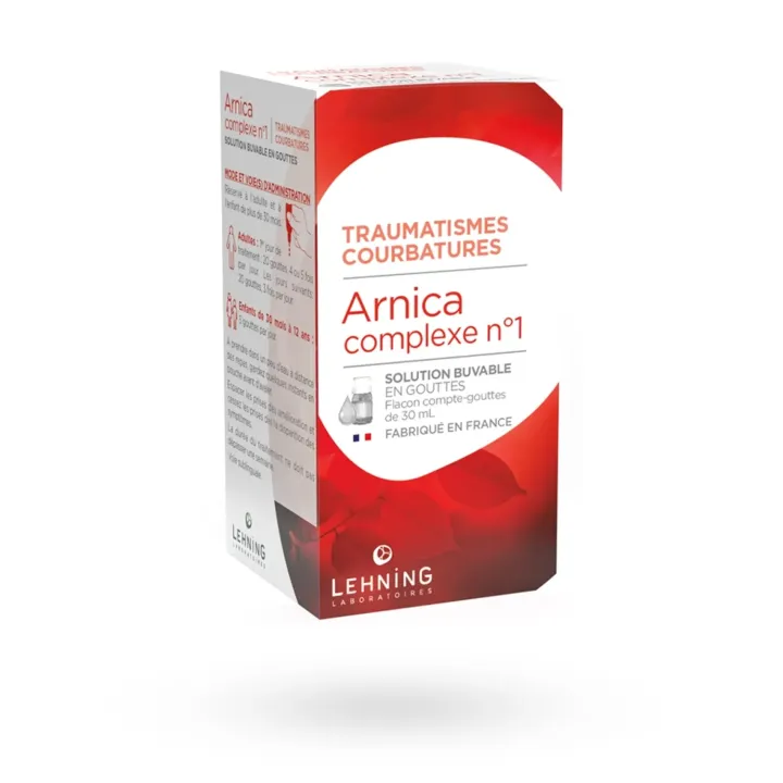 Arnica Complexe N°1 Lehning traumatismes courbatures 30 ml