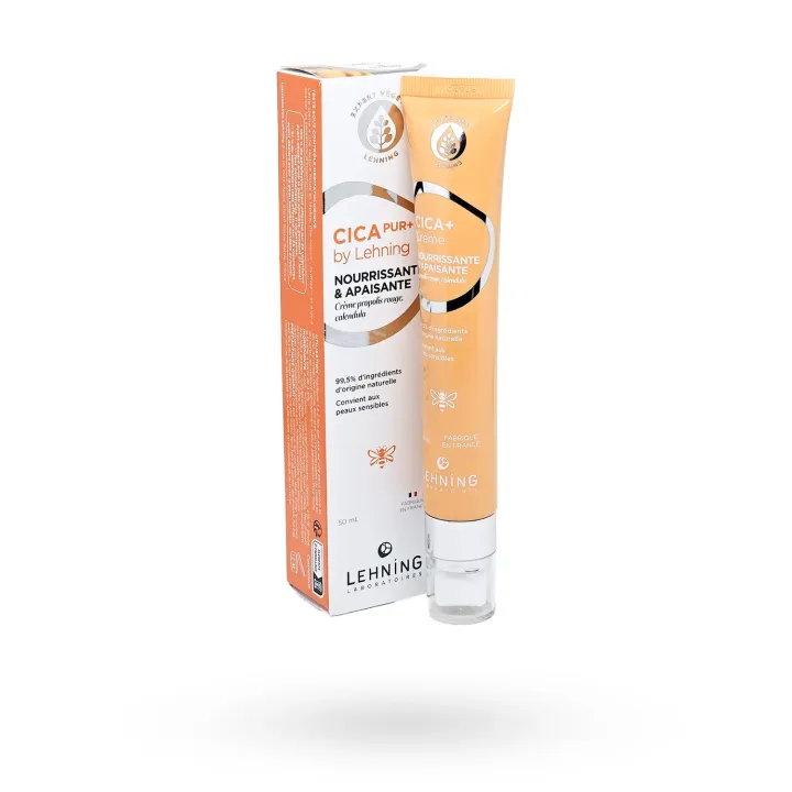 CicaPur+ Lehning crème nourrissante & apaisante – Calendula & propolis rouge