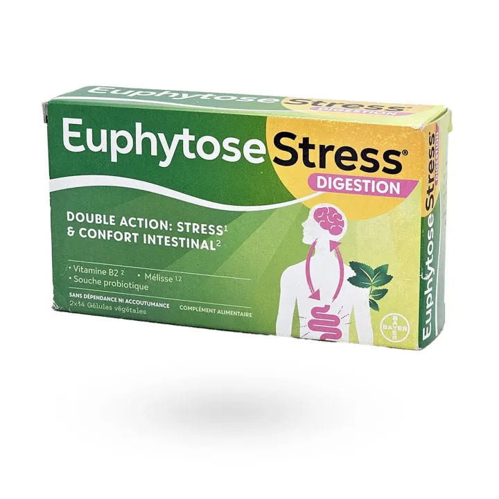 Euphytose Stress Digestion – Stress & Digestion | 28 gélules | Pharmacie en ligne