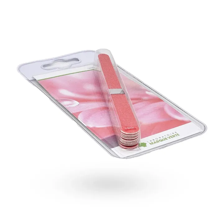 Limes à ongles en carton émerisé 11 cm Marque Verte | Soin des ongles – Pharmacie en ligne