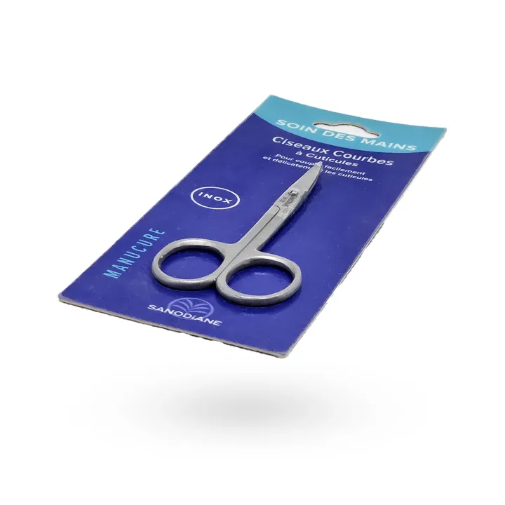 Ciseaux à cuticules courbes Sanodiane – Manucure précise & inox durable | Pharmacie en ligne