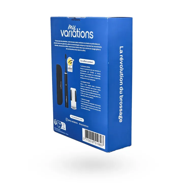 Coffret Black MyVariations – Brosse sonique haute précision | Pharmacie en ligne