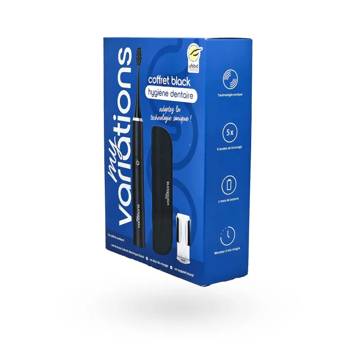 Coffret Black MyVariations – Brosse sonique haute précision | Pharmacie en ligne