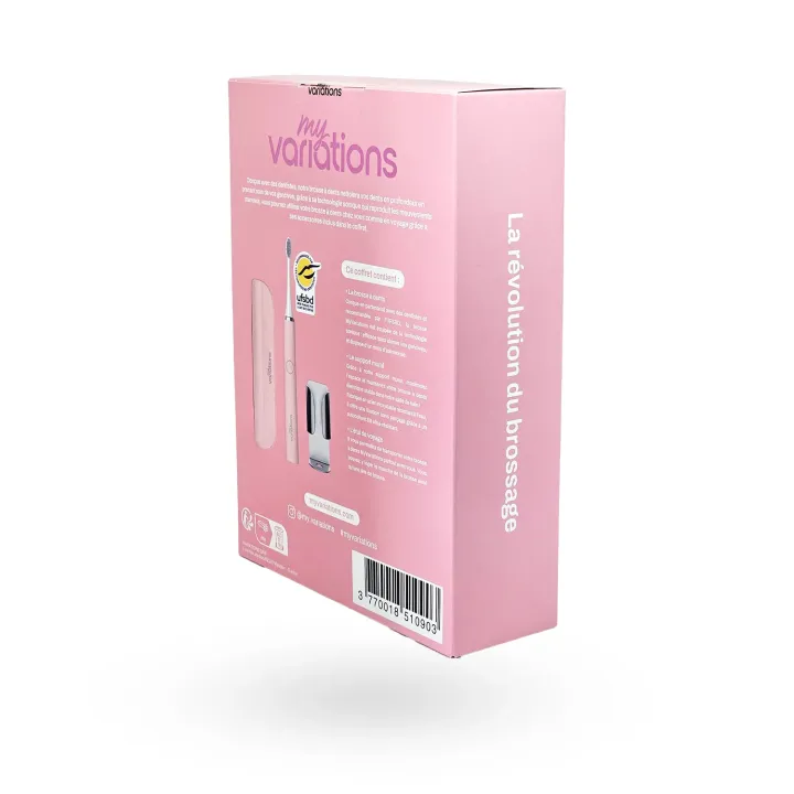 Coffret Rose MyVariations – Brosse à dents sonique douce & efficace | Pharmacie en ligne