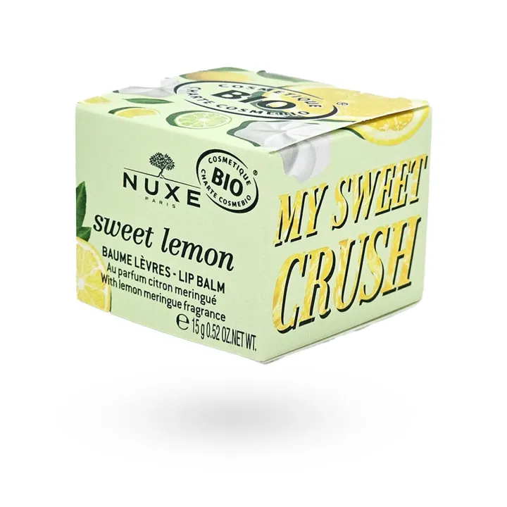 Nuxe Sweet Lemon Baume à Lèvres Bio – Nutrition & protection | Pharmacie en ligne