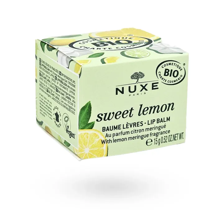 Nuxe Sweet Lemon Baume à Lèvres Bio – Nutrition & protection | Pharmacie en ligne