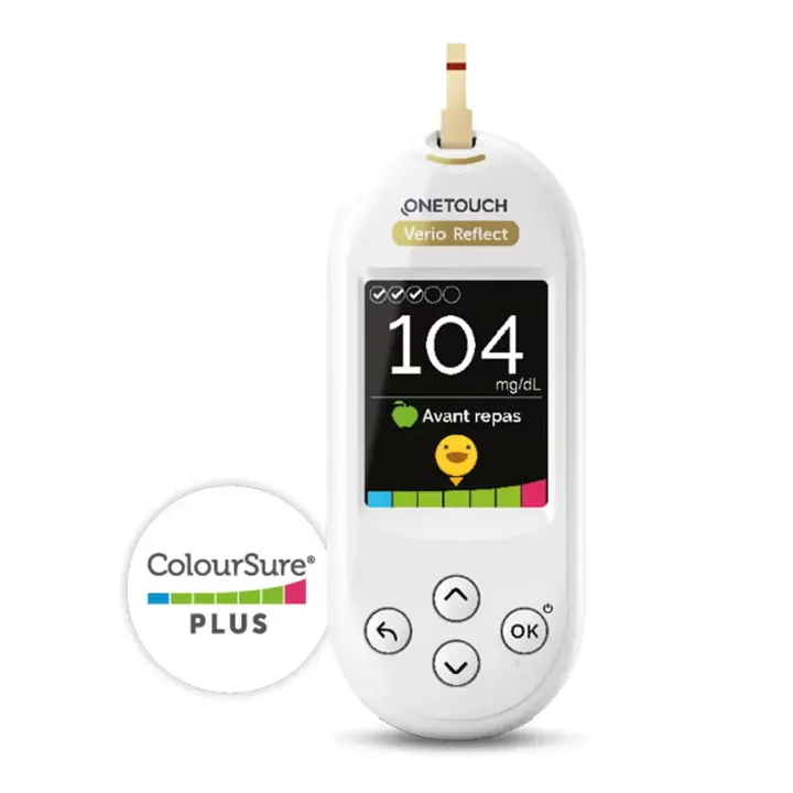 OneTouch Verio Reflect – Lecteur de glycémie précis et intelligent | Pharmacie en ligne