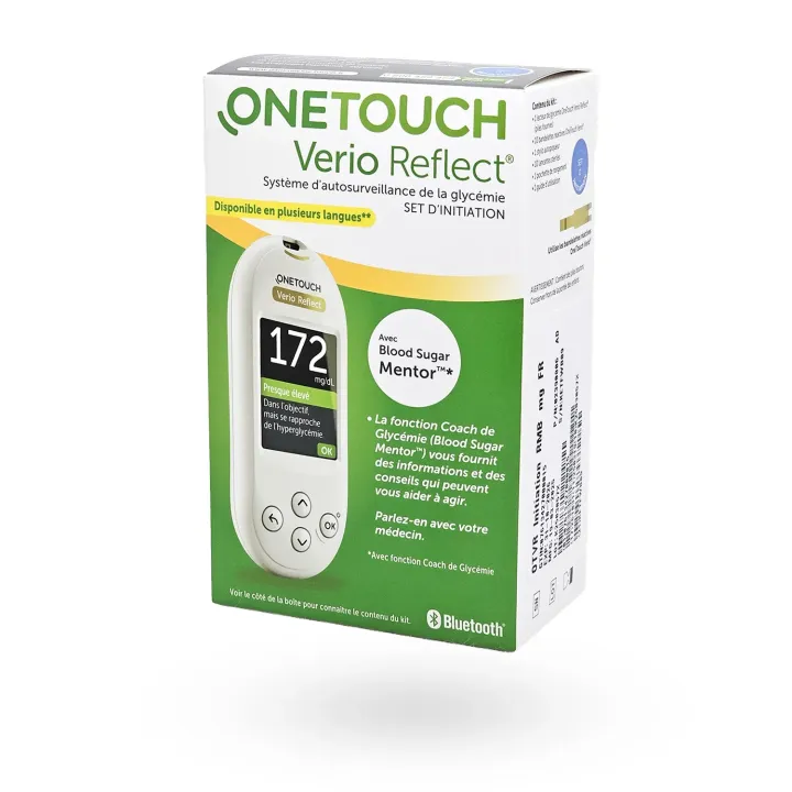 OneTouch Verio Reflect – Lecteur de glycémie précis et intelligent | Pharmacie en ligne