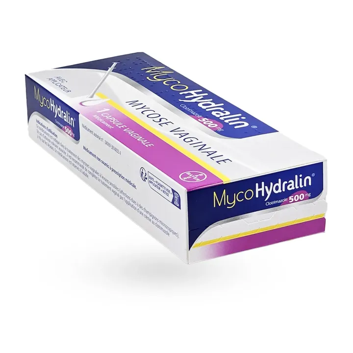 MycoHydralin 500 mg – Traitement mycose vaginale au clotrimazole | Pharmacie en ligne