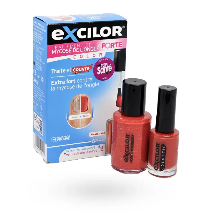 Excilor FORTE Color Rouge – Vernis mycose de l’ongle | Pharmacie en ligne
