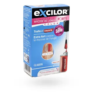 Excilor FORTE Color rouge traitement mycose de l'ongle