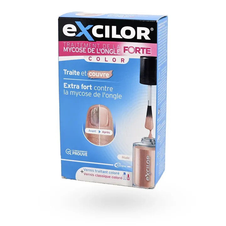 Excilor FORTE Color Nude – Vernis mycose de l’ongle discret & efficace | Pharmacie en ligne