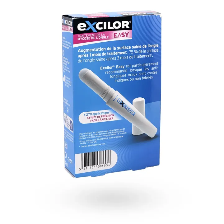 Excilor EASY 4 ml – Stylet mycose de l’ongle déjaunissement actif | Pharmacie en ligne