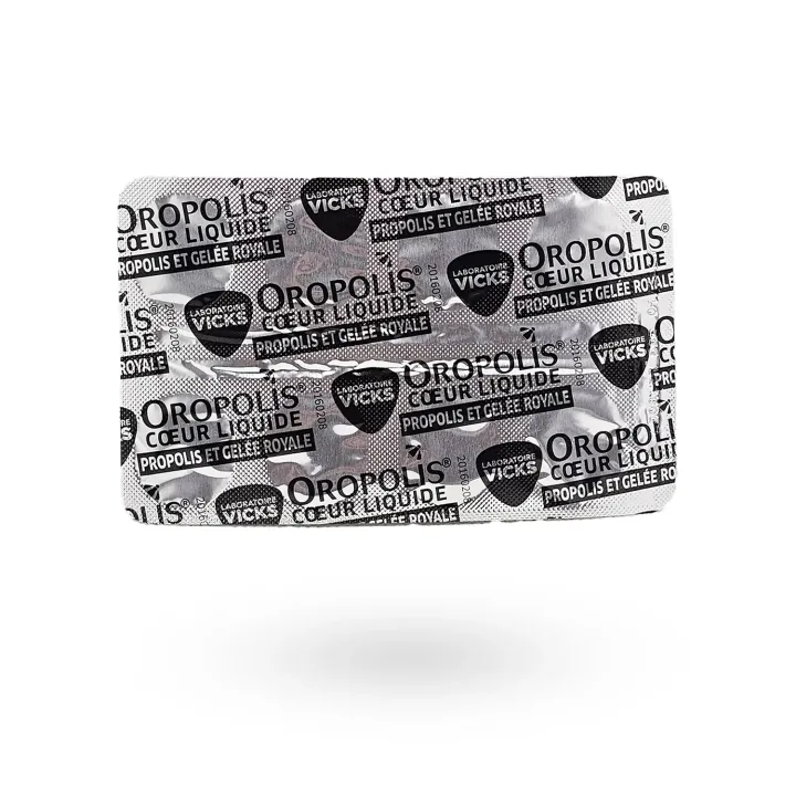 Oropolis Propolis & Gelée Royale goût citron Vicks – Pastilles gorge sans sucres | Pharmacie en ligne