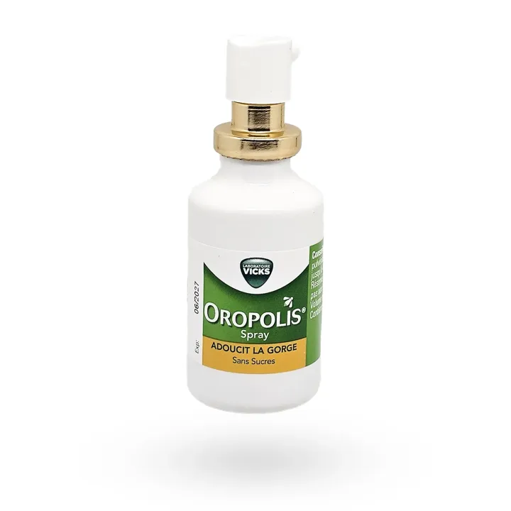 Oropolis spray adoucissant pour la gorge Vicks à la Propolis sans sucre 20 ml | Pharmacie en ligne