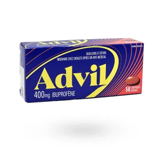 Advil 400 mg ibuprofène 14 comprimés