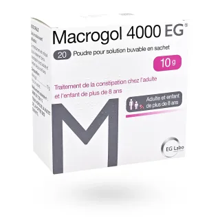 Macrogol 4000 10 g EG 20 sachets constipation
