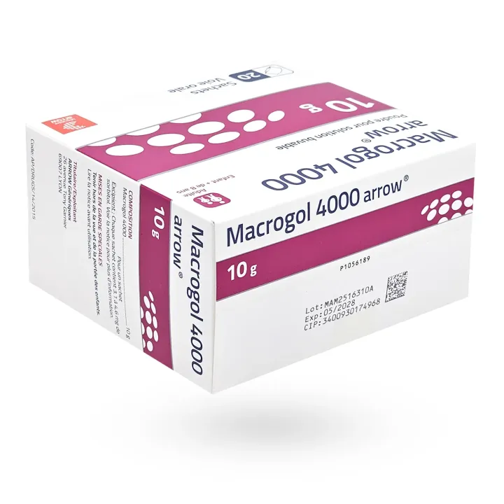 Macrogol 4000 ARROW 10 g 20 sachets – Laxatif osmotique constipation | Pharmacie en ligne