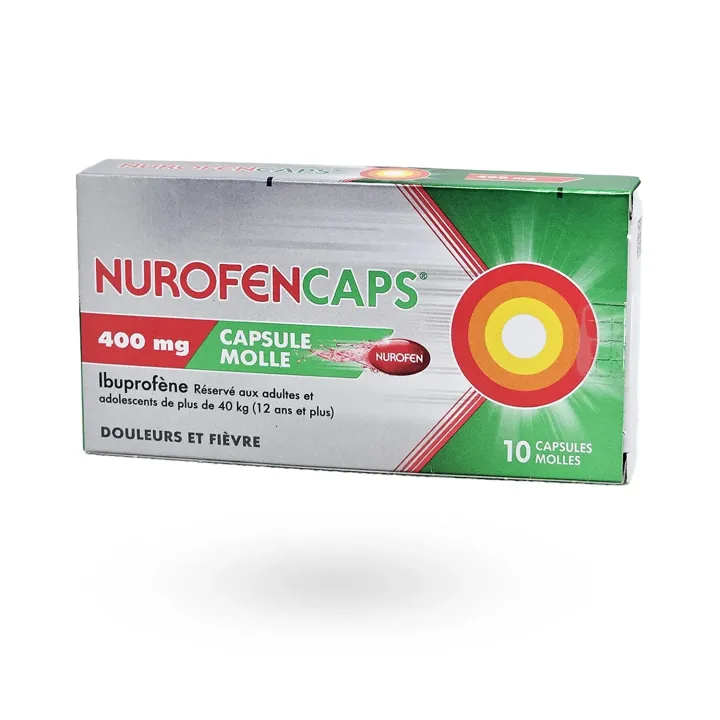 NurofenCaps 400 mg Ibuprofène – Douleurs et Fièvre | Pharmacie en Ligne