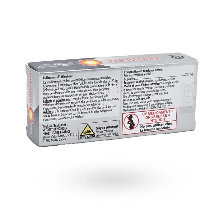 Nurofen Ibuprofène 200 mg – Douleurs et Fièvre | Pharmacie en Ligne