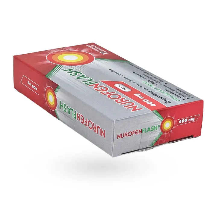 Nurofenflash Ibuprofène 400 mg – Action Rapide Douleurs et Fièvre | Pharmacie en Ligne
