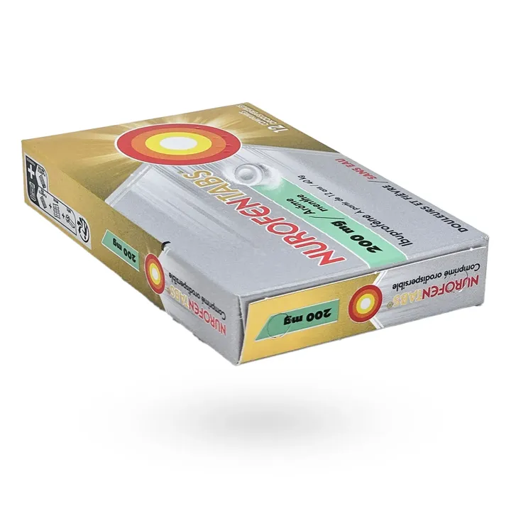 Nurofentabs 200 mg Orodispersible Ibuprofène – Douleurs et Fièvre | Pharmacie en Ligne