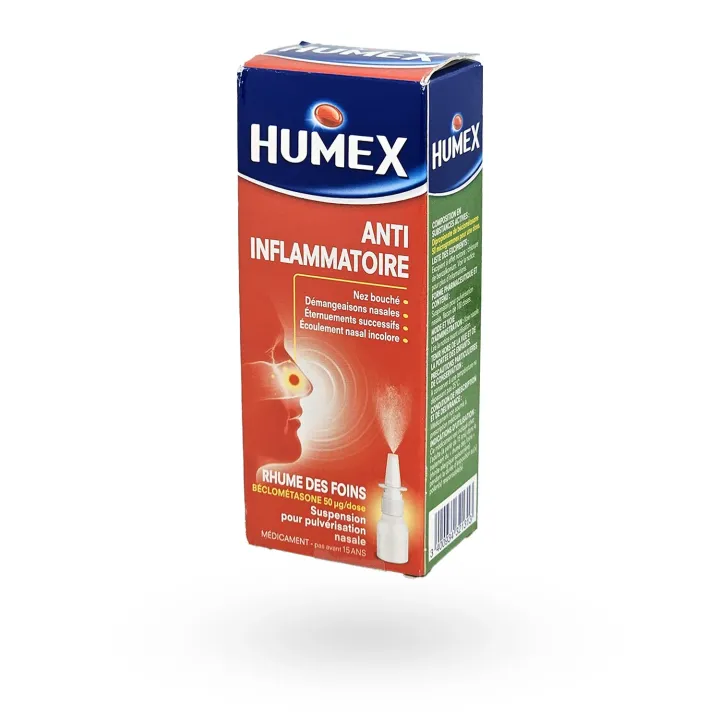 Humex Rhume des Foins 50 µg Spray Nasal Allergie | Pharmacie en ligne