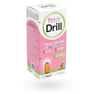 Sirop Petit Drill toux sèche arôme fraise 125 ml