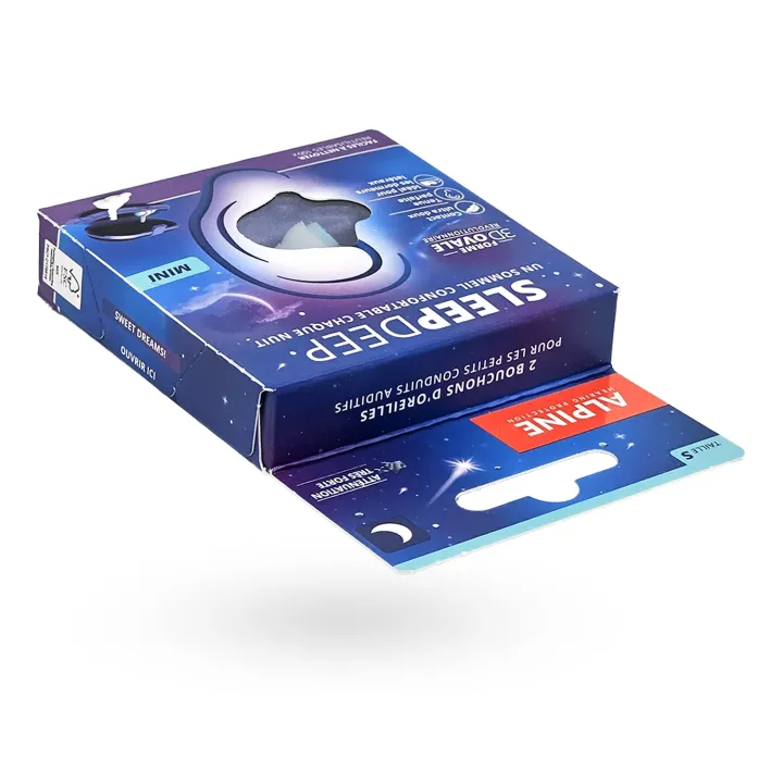 Alpine SleepDeep MINI taille S – Bouchons d’oreilles sommeil anti-bruit 27 dB | Pharmacie en ligne