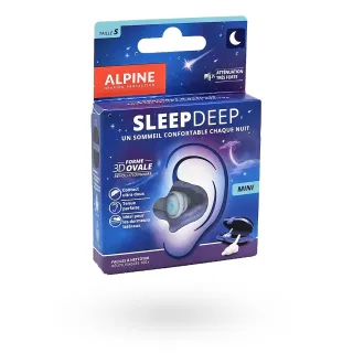 Alpine SleepDeep bouchons d'oreilles sommeil MINI taille S