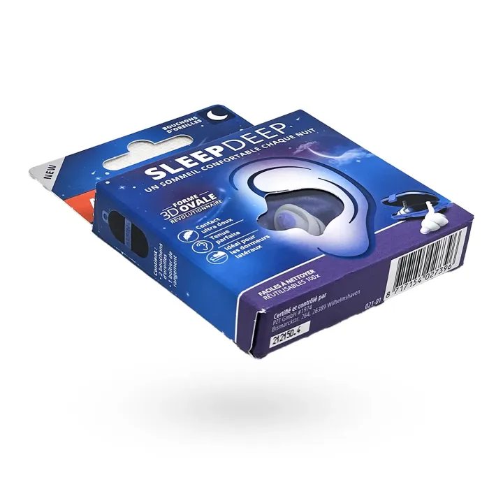 Alpine SleepDeep taille M – Bouchons d’oreilles sommeil anti-bruit 27 dB | Pharmacie en ligne