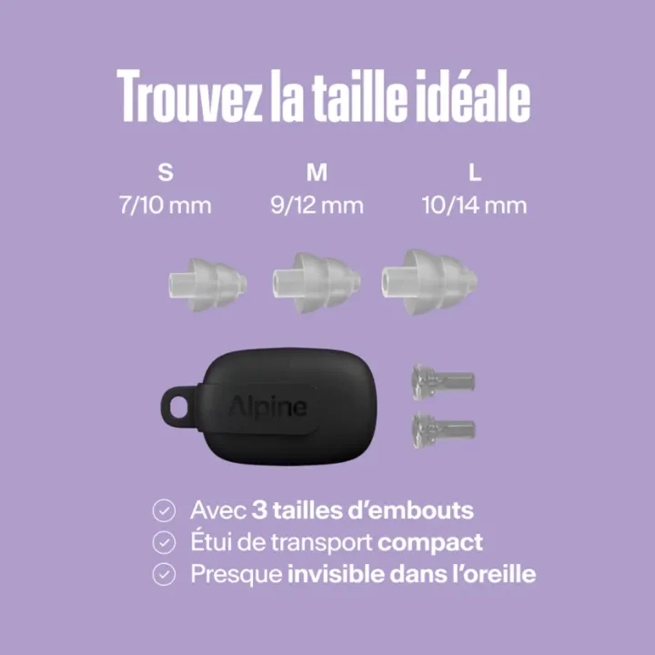 Alpine PartyPlug – Bouchons d’oreilles filtre musique concerts et festivals | Pharmacie en ligne