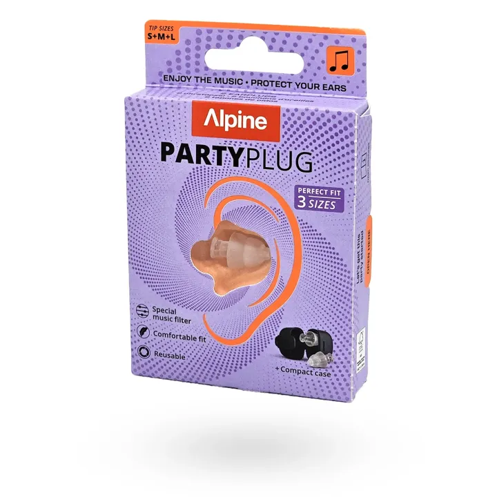 Alpine PartyPlug – Bouchons d’oreilles filtre musique concerts et festivals | Pharmacie en ligne