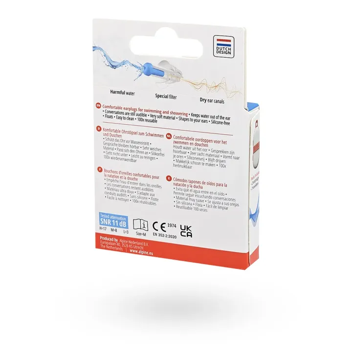 Alpine SwimSafe – Bouchons d’oreilles natation anti-eau | Pharmacie en ligne