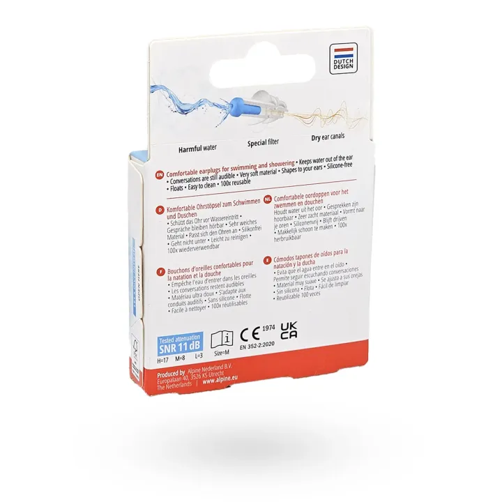 Alpine SwimSafe – Bouchons d’oreilles natation anti-eau | Pharmacie en ligne
