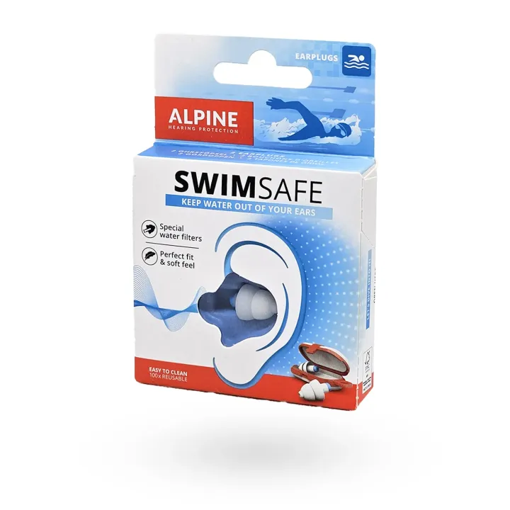 Alpine SwimSafe – Bouchons d’oreilles natation anti-eau | Pharmacie en ligne