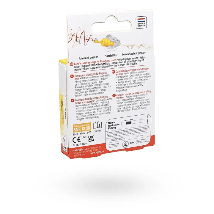 Alpine FlyFit – Bouchons d’oreilles avion régulation pression | Pharmacie en ligne