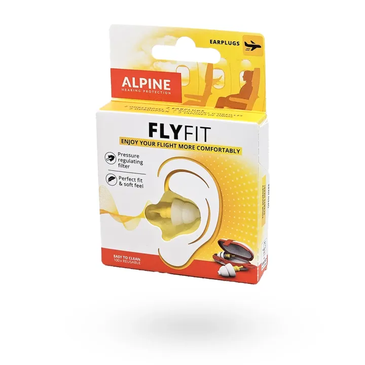 Alpine FlyFit – Bouchons d’oreilles avion régulation pression | Pharmacie en ligne