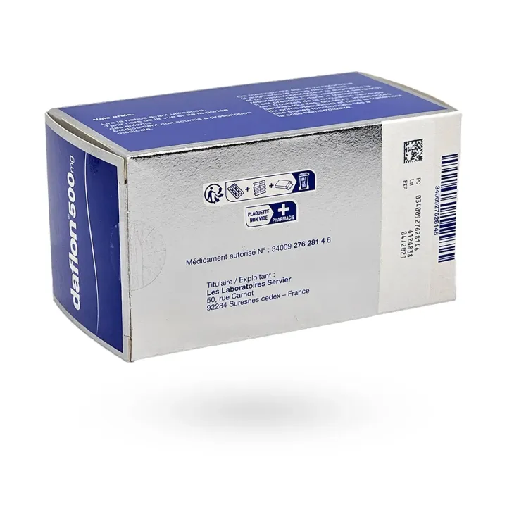 Daflon 500 mg troubles veineux 120 comprimés | Pharmacie en ligne