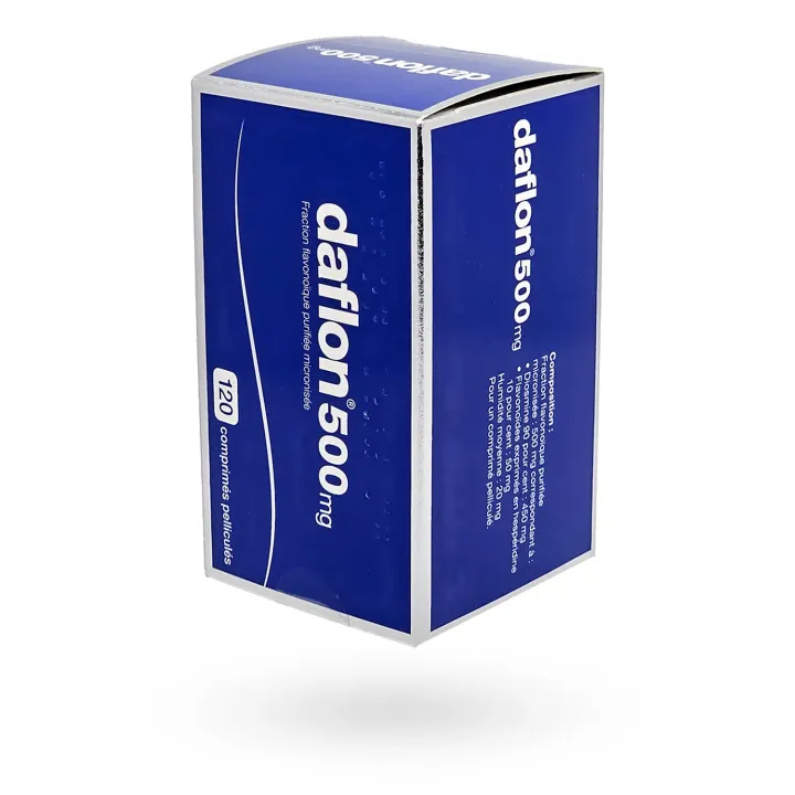 Daflon 500 mg troubles veineux 120 comprimés | Pharmacie en ligne