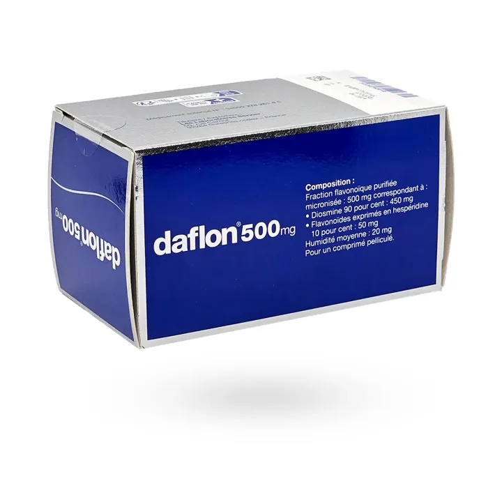 Daflon 500 mg troubles veineux 120 comprimés | Pharmacie en ligne